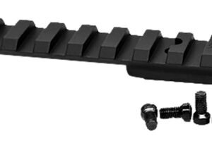 Warne V484M Vapor Picatinny Rail Black Anodized Ruger American Short Action, 0 MOA