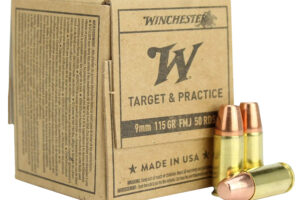 Winchester Ammo SG9W50 USA  9mmLuger 115gr Full Metal Jacket 50 Per Box/20 Case