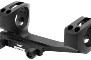 Warne XSKEL1TW X-SKEL Scope Mount/Ring Combo Black Anodized 1" 0 MOA