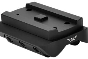 Warne 6111M Mini Red Dot Mount Shotgun Rib Black Anodized Aluminum Fits Holosun/Sig Romeo5/Vortex Crossfire/Aimpoint Micro H1-H2/ Aimpoint T1-T2