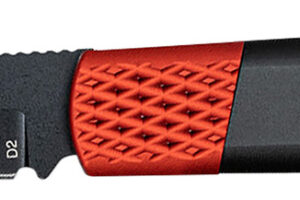 CobraTec Knives CTGHRBRB Gideon Hidden Release 3" OTF Plain Black D2 Steel Blade, 4.25" Black/Red Aluminum Handle
