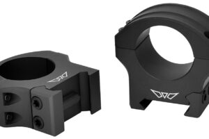 Warne 8501M HyperLite  Matte Black MagnaFusion Alloy 1" Tube Medium Maxima/Weaver/Picatinny