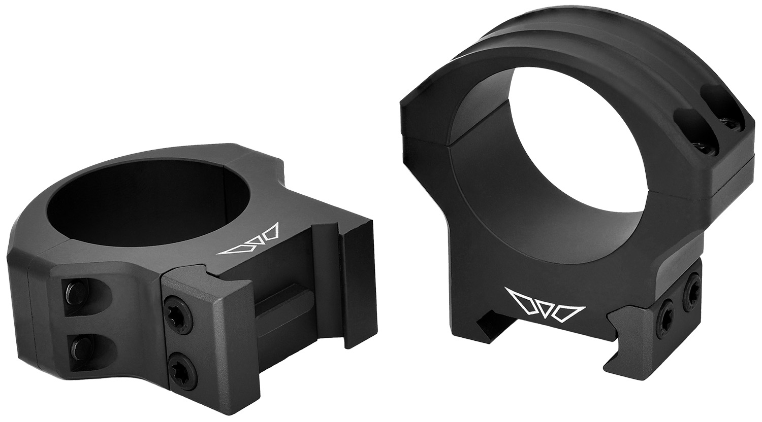 Warne 8514M HyperLite Matte Black MagnaFusion Alloy 30mm Tube Medium Maxima/Weaver/Picatinny