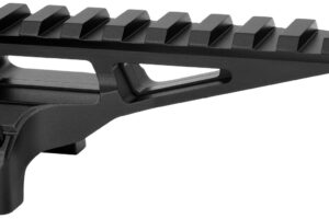 Warne 7861M DiviingBoard Mount Black Aluminum 35mm Tube Rifle