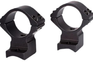 Talley 95X719 Scope Mount/Ring Combo Black Anodized Aluminum 1" Tube, Savage (8-40) Round Receiver w/Accutrigger, High Rings