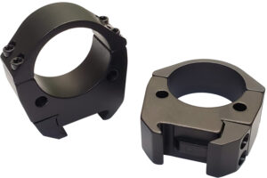 Talley TMS34L Modern Sporting Black Anodized Aluminum 34mm Tube, Low, Picatinny Rail