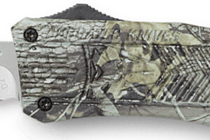 CobraTec Knives MWDCTK1MDNS CTK-1 American Flag Medium 3" OTF Drop Point Plain D2 Steel Blade, 5" Woodland Camo Aluminum Alloy Handle