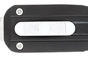 CobraTec Knives CTRPTBLKDAGNS Raptor 3.13" OTF Dagger Plain D2 Steel Blade, 4.50" Black Aluminum Handle