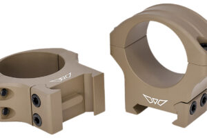 Warne 8513DE HyperLite  Dark Earth Cerakote MagnaFusion Alloy 30mm Tube Maxima/Weaver/Picatinny