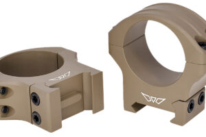Warne 8515DE HyperLite  Dark Earth Cerakote MagnaFusion Alloy 30mm Tube Maxima/Weaver/Picatinny