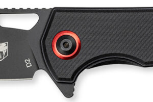 CobraTec Knives CTWOLVERINEG10 Wolverine 3.13" Folding Drop Point Plain Black Stonewashed D2 Steel Blade, 4.25" Black Textured G10 Scales Handle