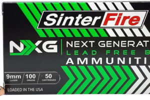 SinterFire Inc SF9100NXGLF9mm Luger 100gr 50 Per Box/20 Case