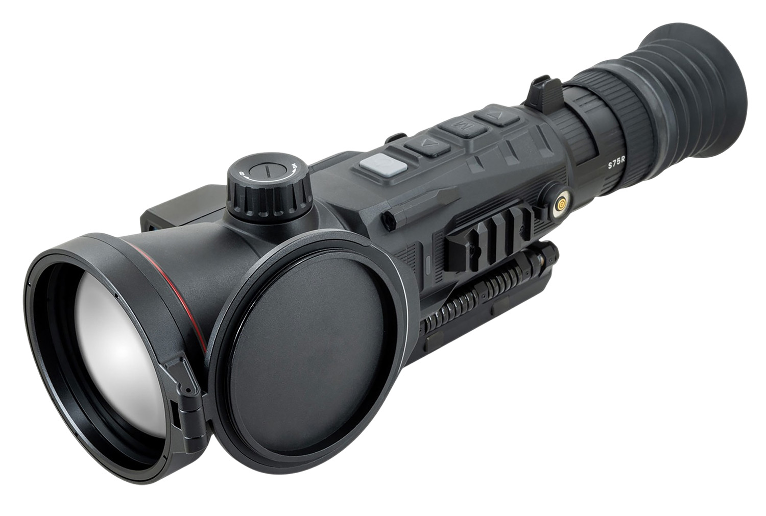 Nocpix RICO2S75R RIco 2 S75R LRF Thermal Weapon Sight Black 3x75mm Multi- 1 DIY/1 Dynamic/6 Static Reticle, 1280x1024, 12 Microns, 60 Hz Resolution, Zoom Digital 10x