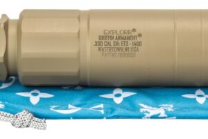 Griffin Armament GAET3FDE-W  Explorr 7.62mm 1.50" Flat Dark Earth Stainless Steel