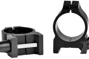 Warne 200LM Vertical Rings Maxima Matte Black 1" Low Quick Detach 0 MOA