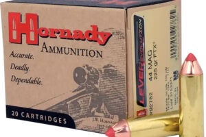 Hornady 92782 LEVERevolution  44RemMag 225gr Hornady Flex Tip eXpanding 20 Per Box/10 Case