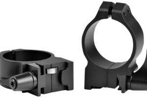 Warne 14RLM Maxima Matte Black Steel 30mm Tube Medium 0 MOA, Fits Ruger No.1/Mini 14/Blackhawk