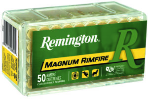 Remington Ammunition 21172 Magnum Rimfire  22WMR 40gr Pointed Soft Point 50 Per Box/40 Case