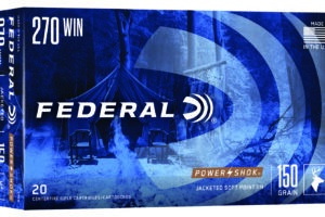 Federal 270B Power-Shok  270Win 150gr Jacketed Soft Point 20 Per Box/10 Case