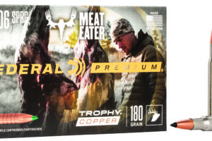 Federal P3006TC1 Premium  30-06Springfield 180gr Trophy Copper 20 Per Box/10 Case