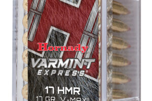 Hornady 83170 Varmint Express  17 HMR 17 gr Hornady V Max 50 Per Box/ 40 Case