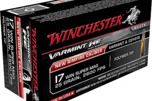Winchester Ammo S17W25 Varmint HE  17WSM 25gr Polymer Tip 50 Per Box/10 Case