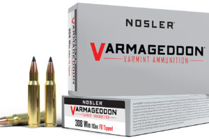 Nosler 40272 Varmageddon  308Win 110gr Flat Base Tipped 20 Per Box/10 Case