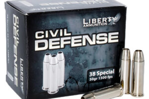 Liberty Ammunition LACD38025 Civil Defense  38Special 50gr Lead Free Fragmenting Hollow Point 20 Per Box/50 Case