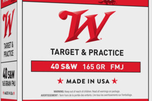 Winchester Ammo USA40W USA Range Pack 40S&W 165gr Full Metal Jacket 200 Per Box/3 Case