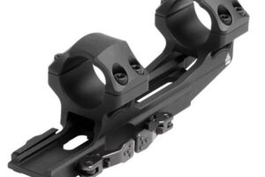 Leapers 1-Piece  UTG ACCU-SYNC QR Cantilever Mount 1" Medium w 50mm Offset - Matte Black