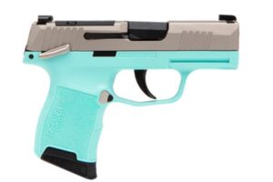 SIG SAUER P365 380ACP NKL/TURQUOISE 10+1