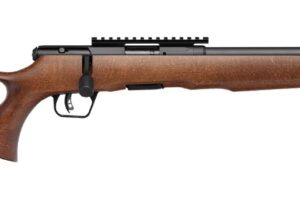 SAVAGE ARMS B22 22MAG BLK/WOOD 18" THD