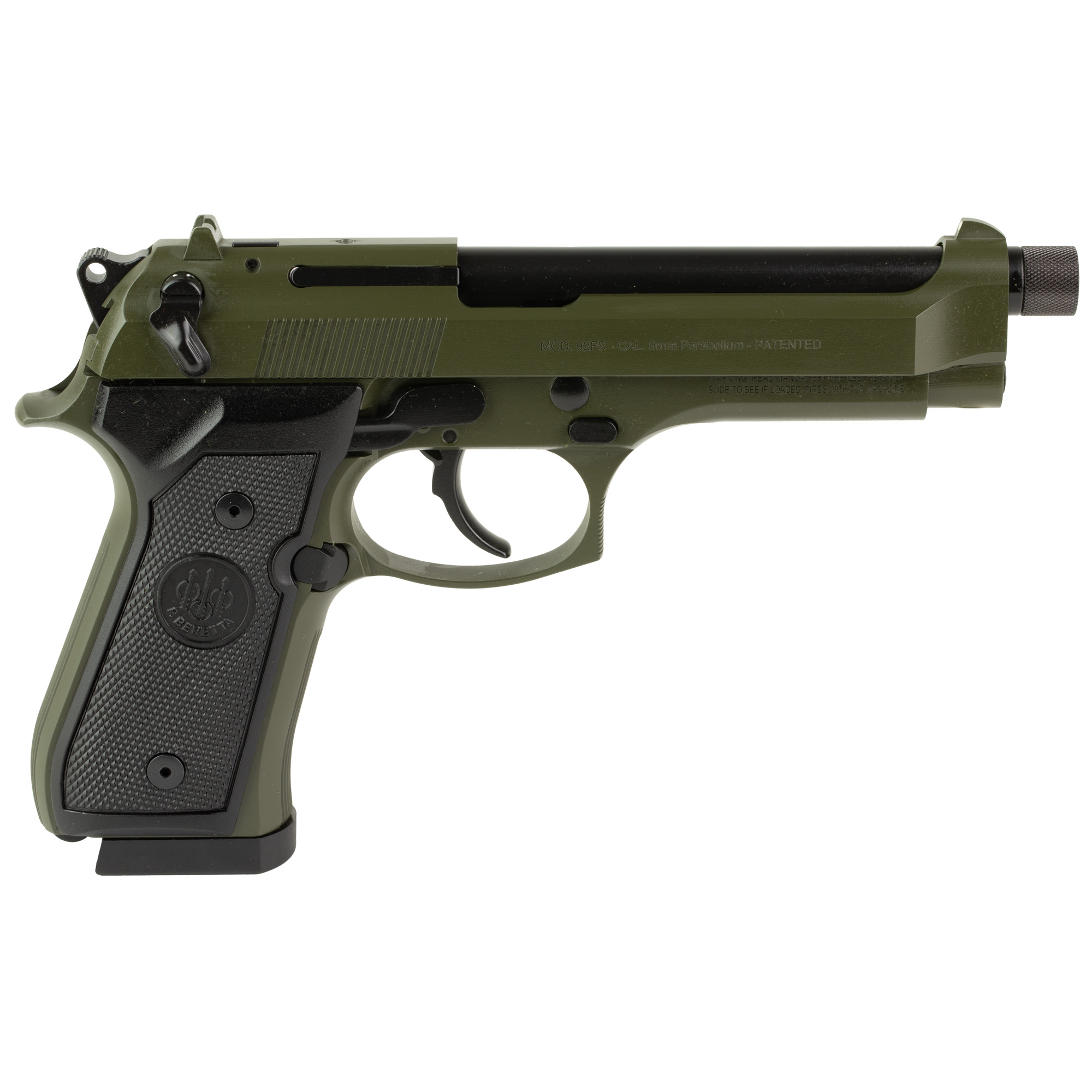 BERETTA 92FS 9MM OD GREEN 5.1" 18+1 TB