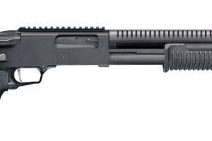 MOSSBERG 590R 12/18.5 6+1 BLK BREACHER