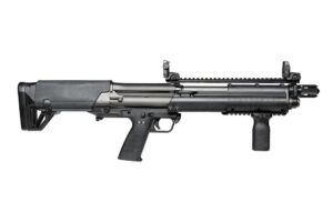 Kel-Tec KSG Shotgun Defender 12 ga 3" Chamber 14rd(7+7) Capacity 18.5" Barrel Black Magpul Flip Up Sights/Carlson Compensator