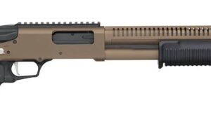 MOSSBERG 590R 12/18.5 6+1 FDE BREACHER